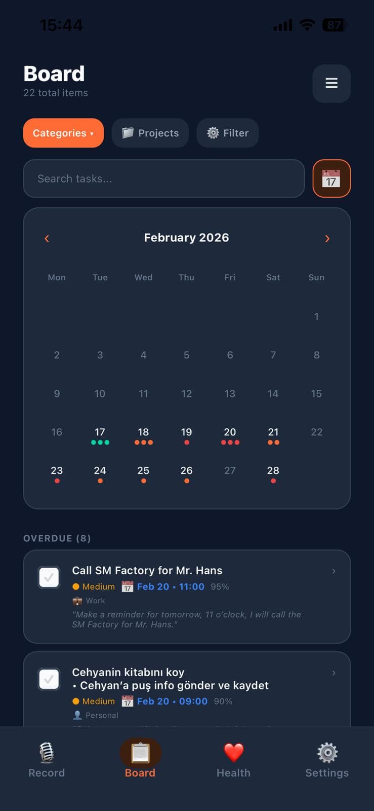 Akıllı Hatırlatmalar